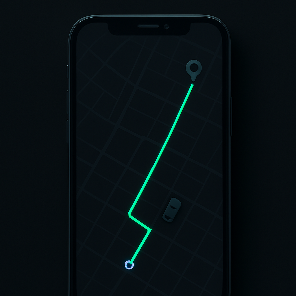 Goora pro řidiče – mapa trasy
